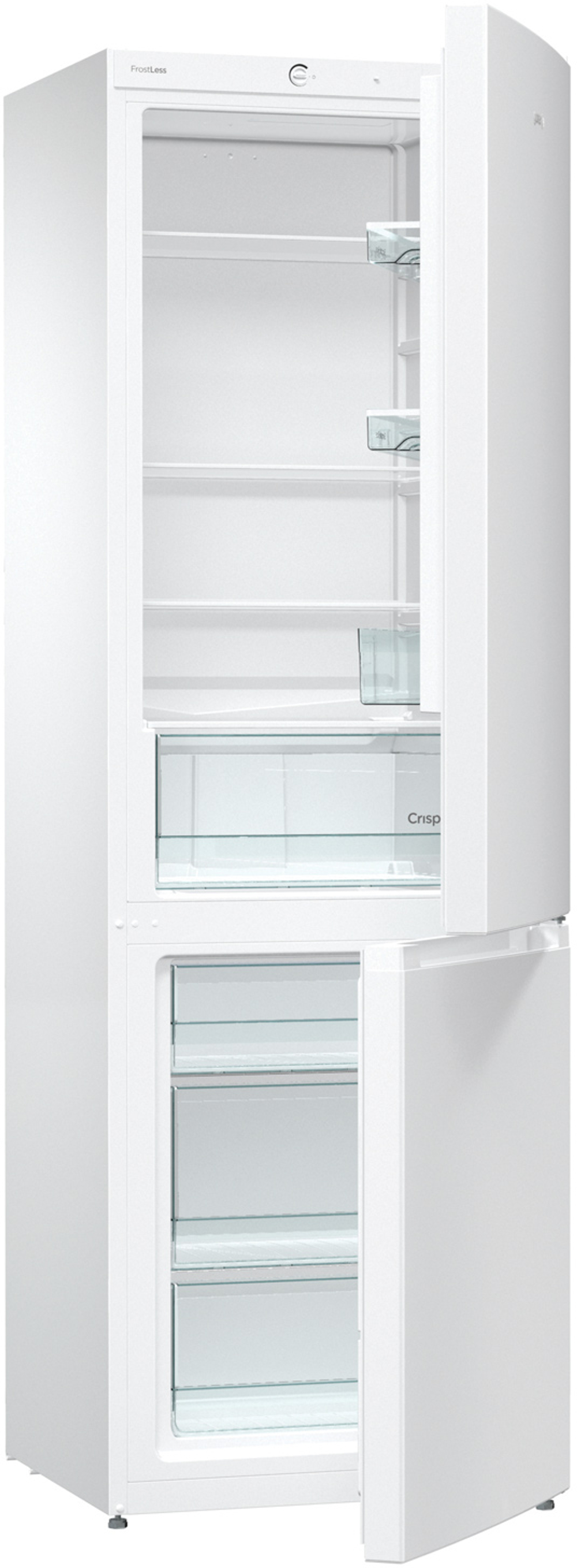 Отдельностоящий двухкамерный холодильник Gorenje RK611PW4