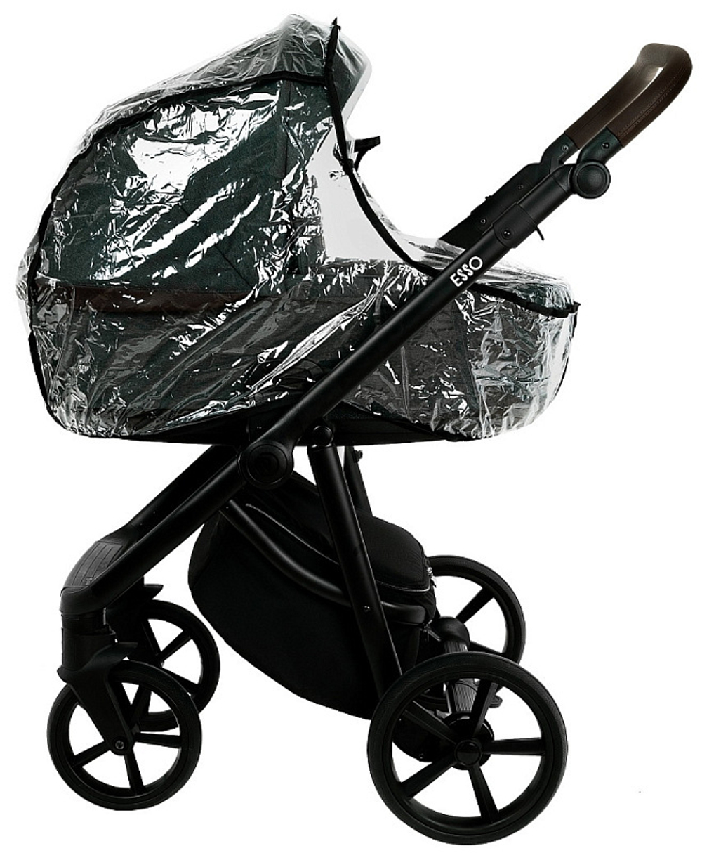 Детская коляска Roan Esso 2025 2 в 1 ESS113/1 Dark Green/Black