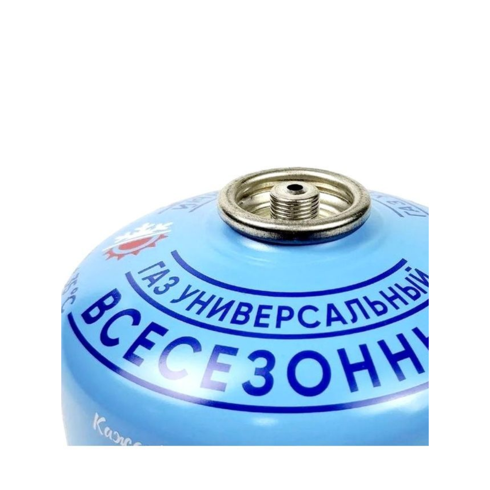 Газ для портативных плит Следопыт, металл. баллон, 230г резьбовой (всесезонный)