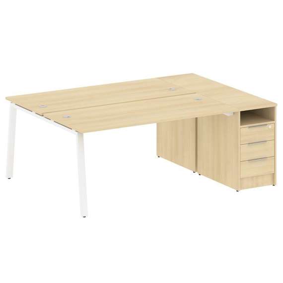 Метал Систем Рабочая станция с тумбой на А-образном м/к БА.РС-СТП-2.4