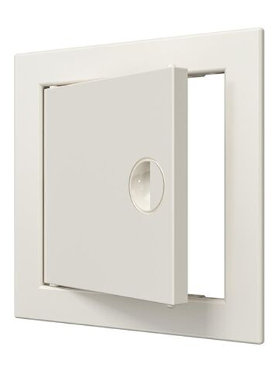 Люк ревизионный ЛР фланец 146х146 ручка 168х168 пластик Ivory EVECS