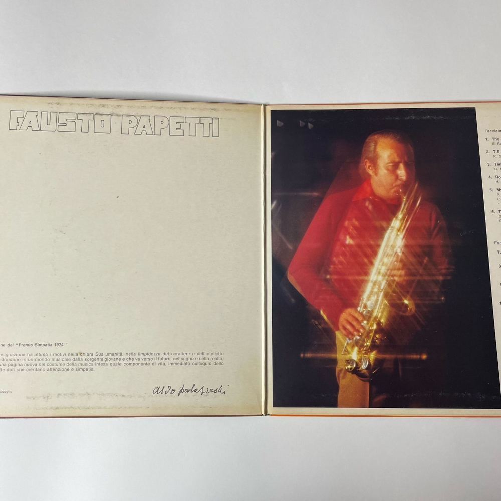Винтажная виниловая пластинка LP Fausto Papetti 19a Raccolta (Italy 1974)
