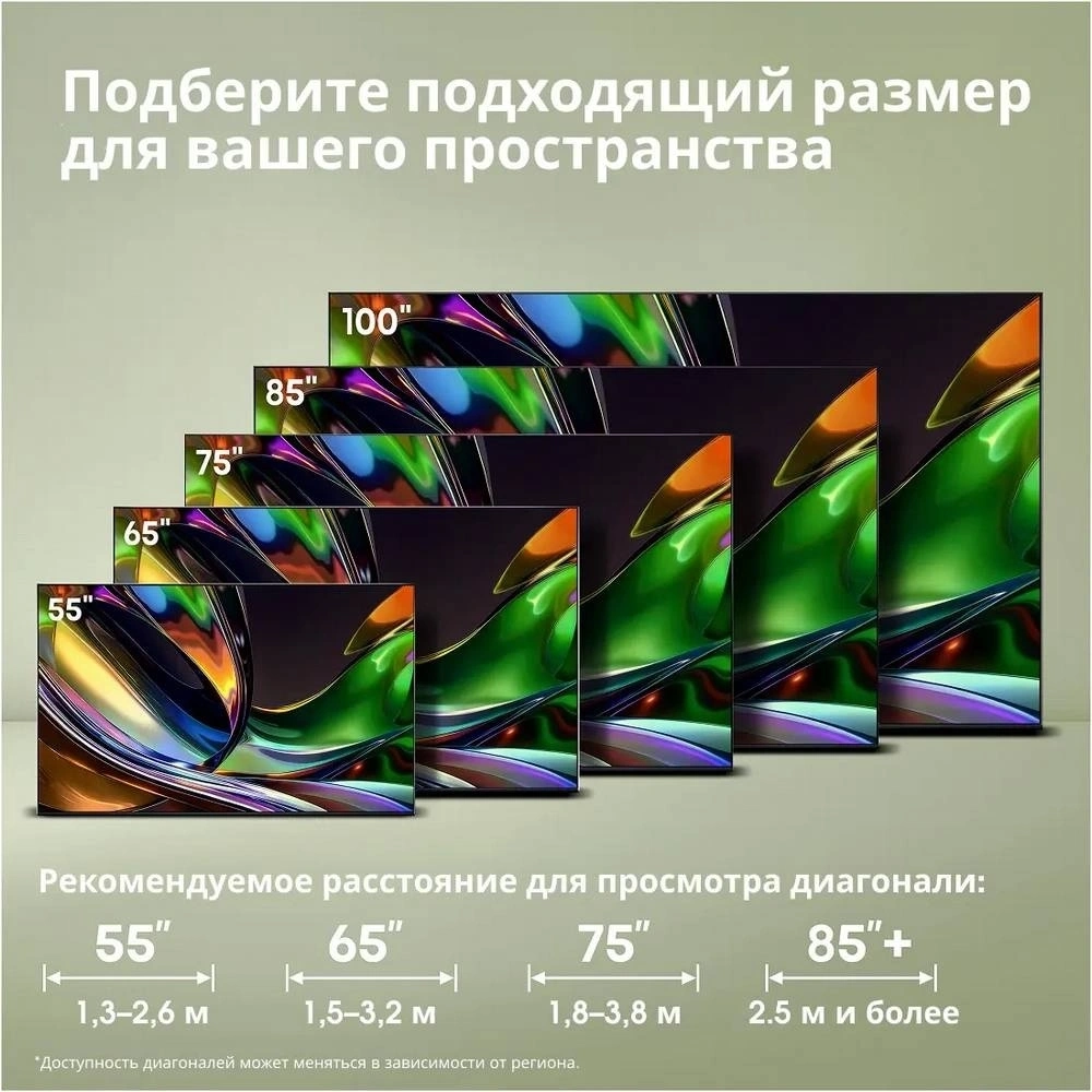 Телевизор Hisense 65UR8S 65" Ultra HD 4K Mini-LED