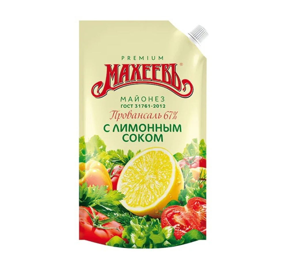 Майонез Махеевъ провансаль с лимонным соком 67% 400 мл