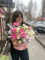 Авторская коробочка цветов "Айгуль"
