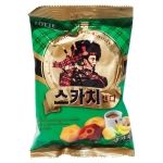 Леденцовая карамель (сливочная, банан, кофе) Trio Scotch Candy Lotte