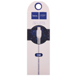 Кабель HOCO X20 USB-Lightning 2.4А 1м PVC White