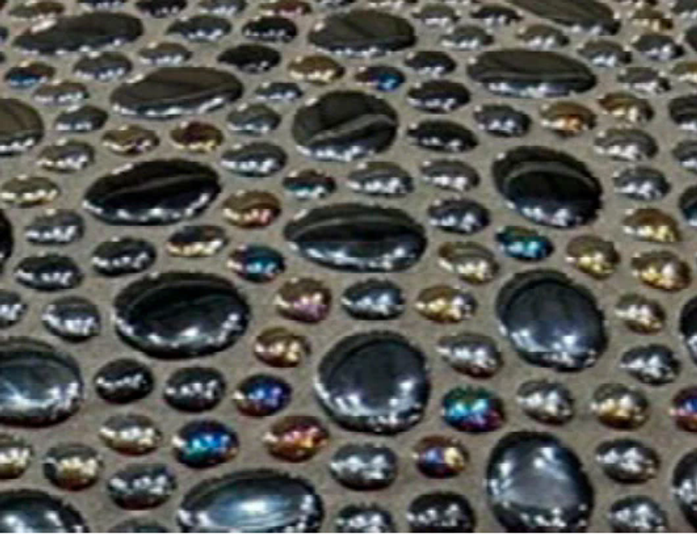 Печь для пиццы Morello Forni FRV100CM Cupola Mosaic Black Crystal Drops