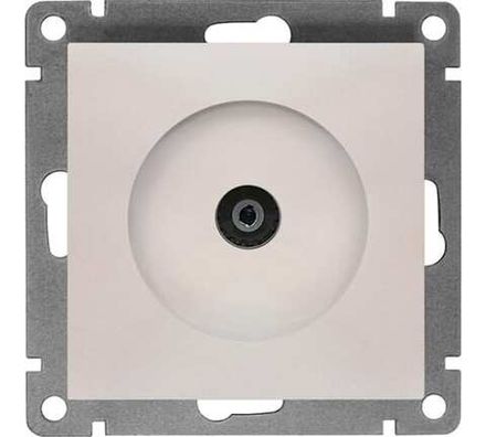 Розетка телевизионная одноместная "UNIVersal" серия "Афина", с/у, тупиковая, 75Ом, ч/д 4-2400Мгц, же