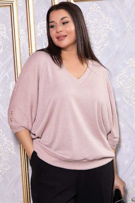 Блуза Вэнсдей (пудровая) Б14822-4М LT Collection