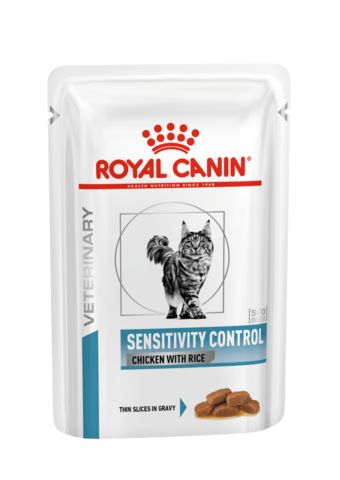 Royal Canin Sensitivity Control пауч для кошек с пищевой непереносимотью курица и рис 85г