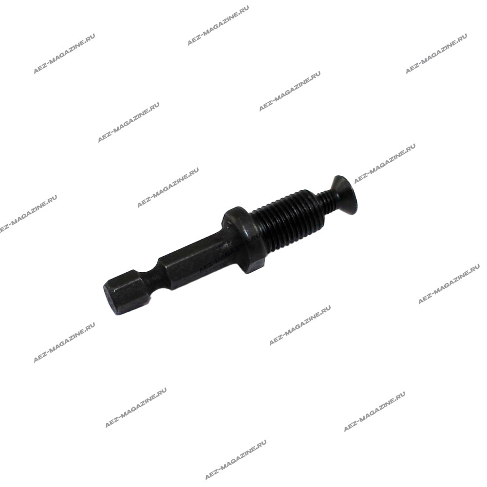 Переходник для электроотвертки, с шестигранника 6х6 на патрон 3/8 с болтом для шуруповерта