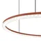 SL1018.603.01 Светильник подвесной ST-Luce терракотовый/прозрачный LED 1*65W 4000K EUCLIDICS