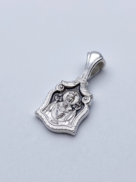 Образок из серебра/Частичное чернение/Неупиваемая чаша