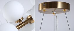 Люстра Milk Bubble Round Chandelier By Imperiumloft