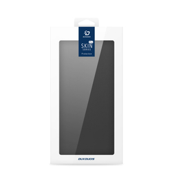 Чехол книжка из PU кожи черного цвета для Xiaomi Poco M7 Pro 5G, серия Skin Pro Series от Dux Ducis