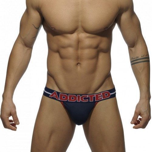 Мужские трусы джоки с широкой резинкой ADDICTED Темно-синие