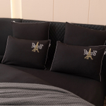 КПБ Mood of Paris на резинке MPR006, Евро, 4 наволочки, простынь 160*200*35