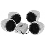 Аудиосистема МОТО Boss AudioMC470B 1000W Aux/RCA 4 колонки x3'' хром
