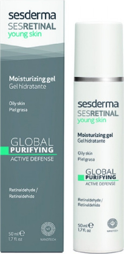 Sesderma SESRETINAL YOUNG SKIN Moisturizing Gel PLUS - Гель для лица увлажняющий для молодой кожи, 30 мл