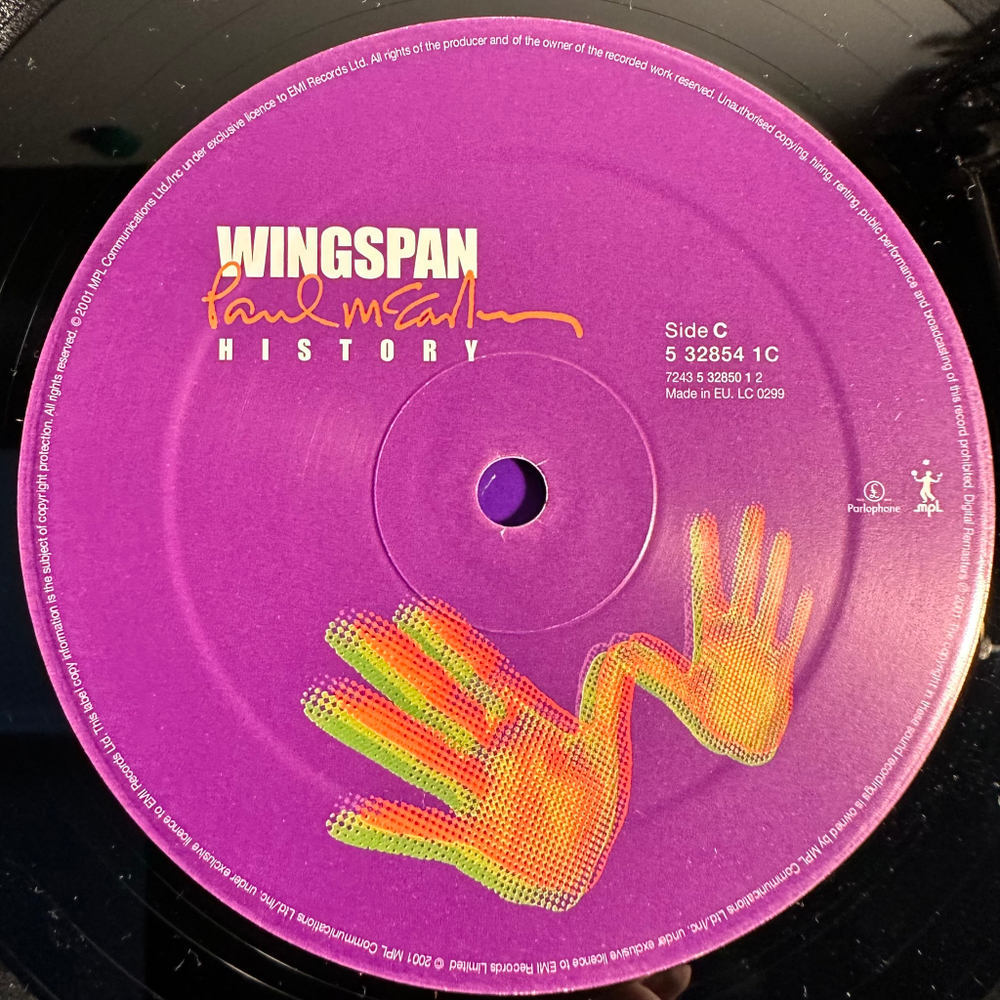 Paul McCartney - Wingspan - Hits And History 4LP (Европа 2001г.)