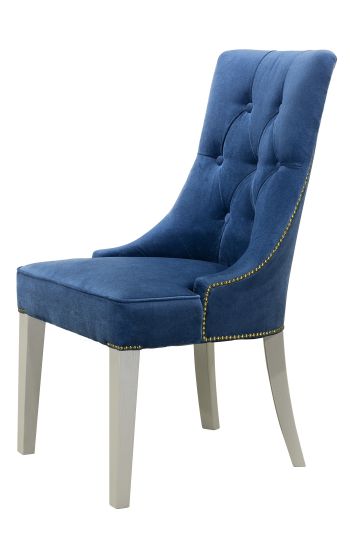 Стул "Давос" (дуб/тон 101/ткань Velvet Lux 29)