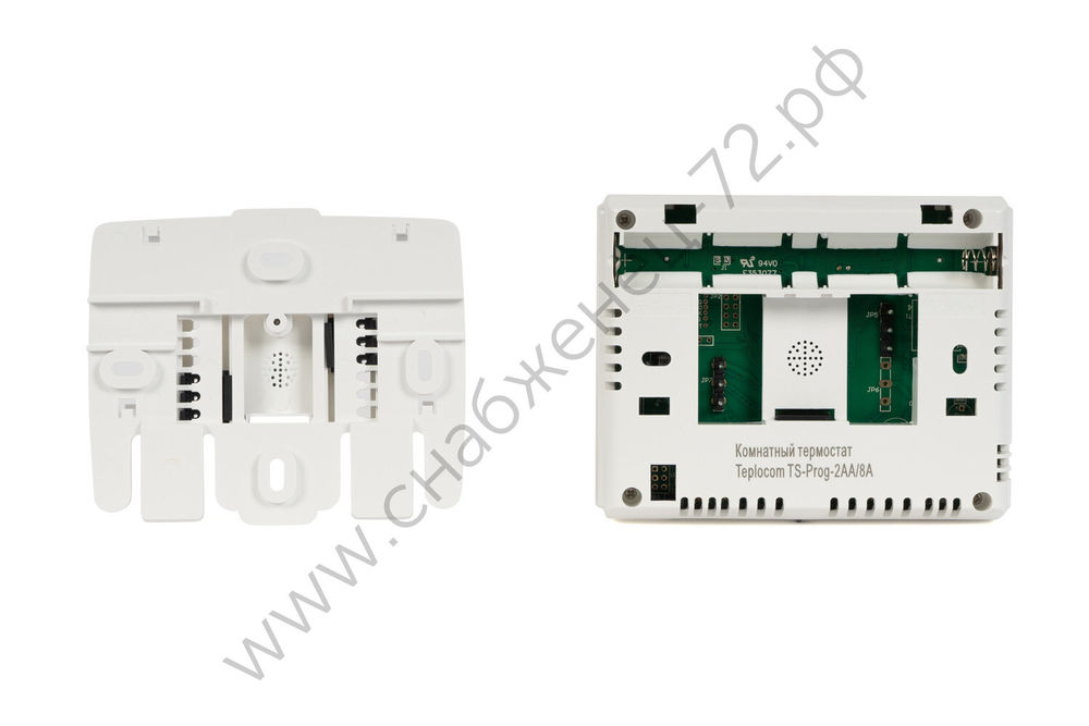 Термостат комнатный Teplocom TS-Prog-2AA/8A, проводной, прогр., реле 250В, 8А