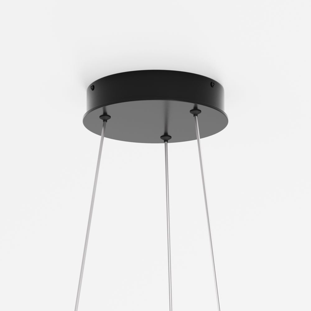 Люстра подвесная светодиодная Maytoni Rim MOD058PL-L65BK