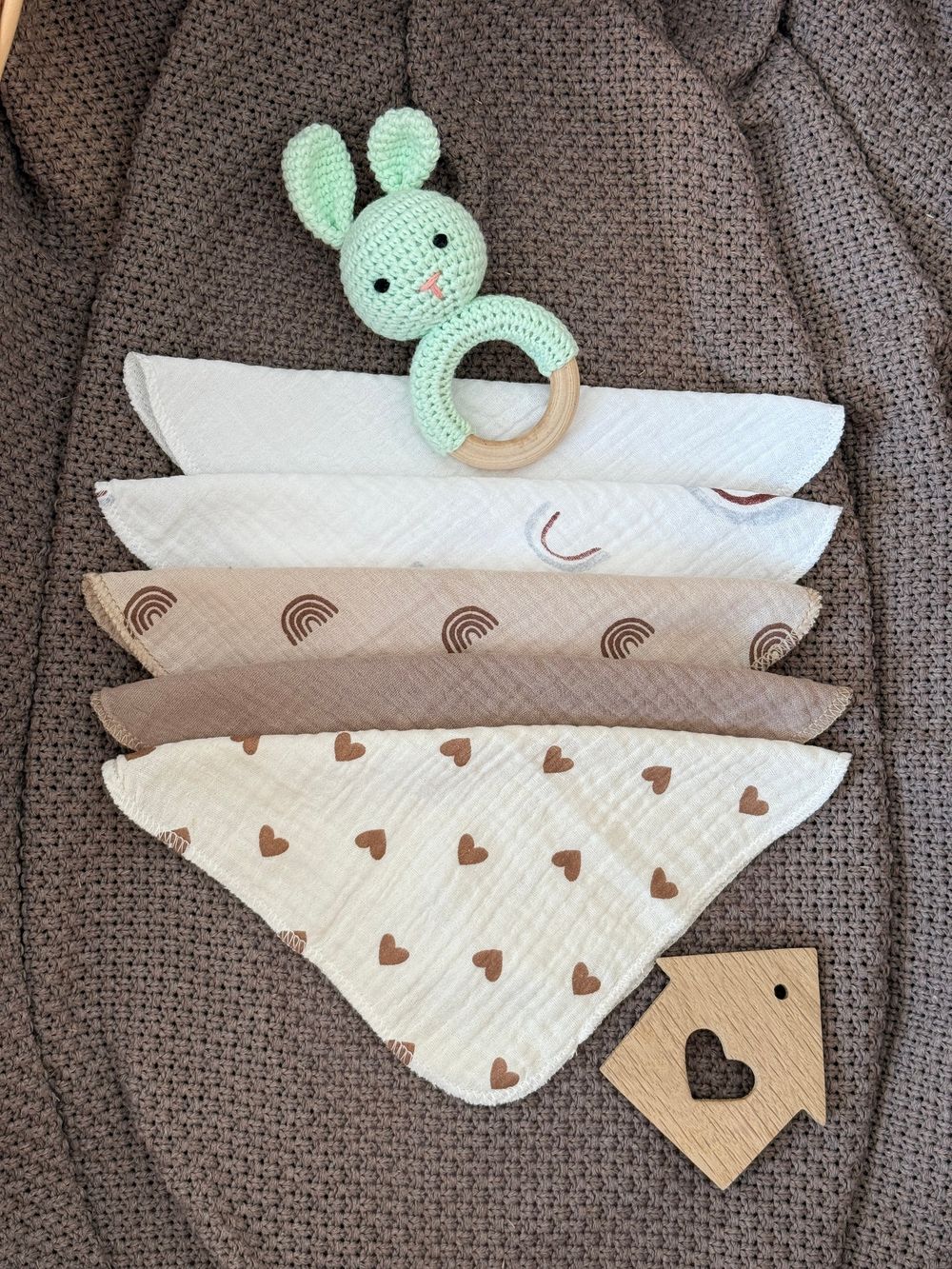 Муслиновые салфетки для кормления