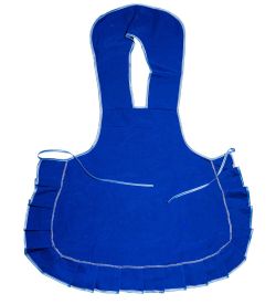 ТК-238 Фартук «Матрешки» для взрослых (синий)