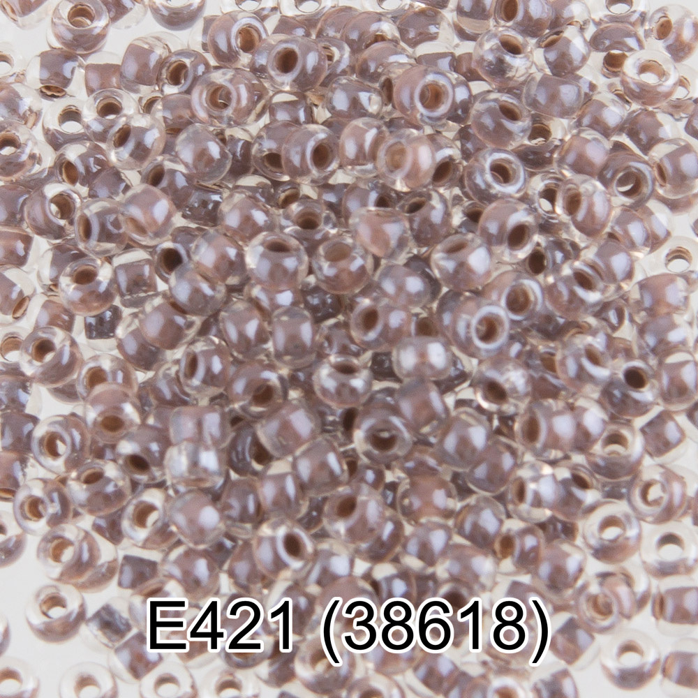 Бисер Чехия "GAMMA" круглый 5 10/0 2.3 мм E421 т.кремовый ( 38618 )