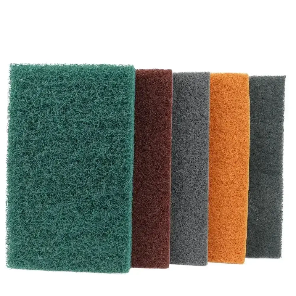 Набор шлифовальный войлок 5шт, P180, P400, P1200, P1500, P2500,115x180мм.,Набор листов нетканых шлифовальных