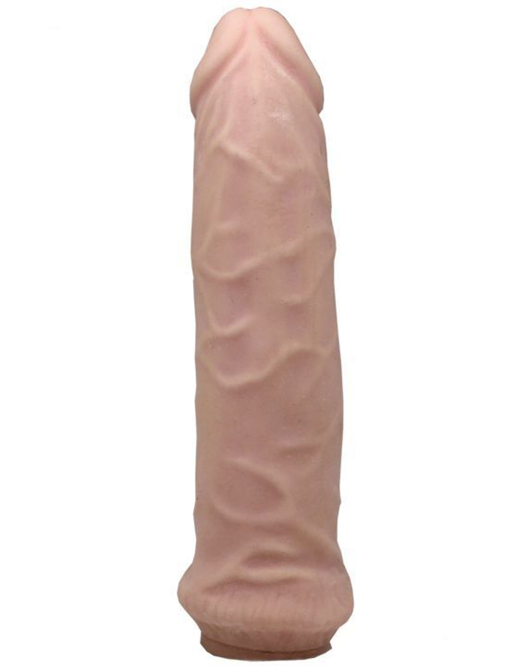 Телесный фаллоимитатор из реалистичного материала ультраскин - 17 см.