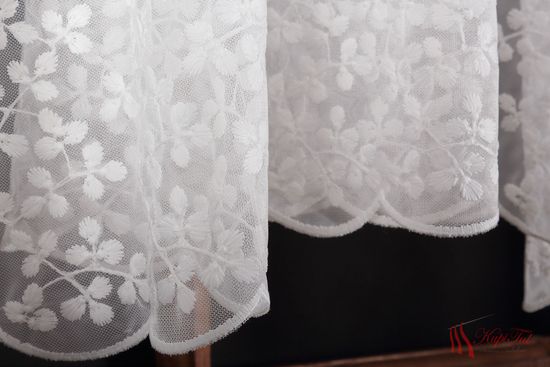 Штора-арка Petite сетка (тёплый белый)