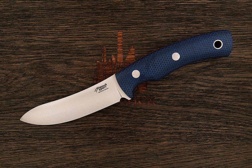 Нож туристический Южный крест Траппер, клинок 115мм, сталь VG-10, рукоять микарта