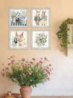 Картины на стену интерьерные на холсте 4 шт