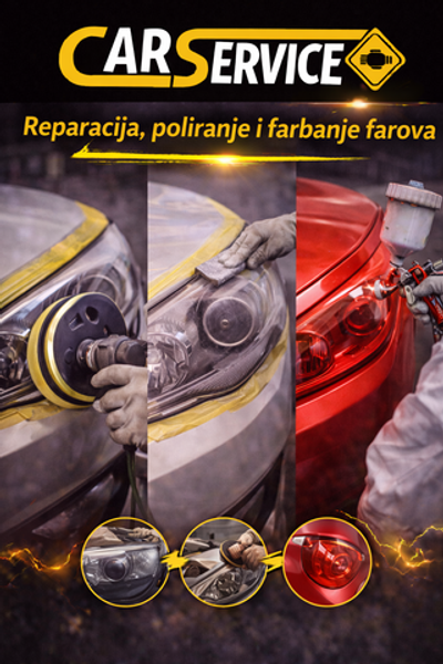 Headlight Restoration, Polishing and Painting