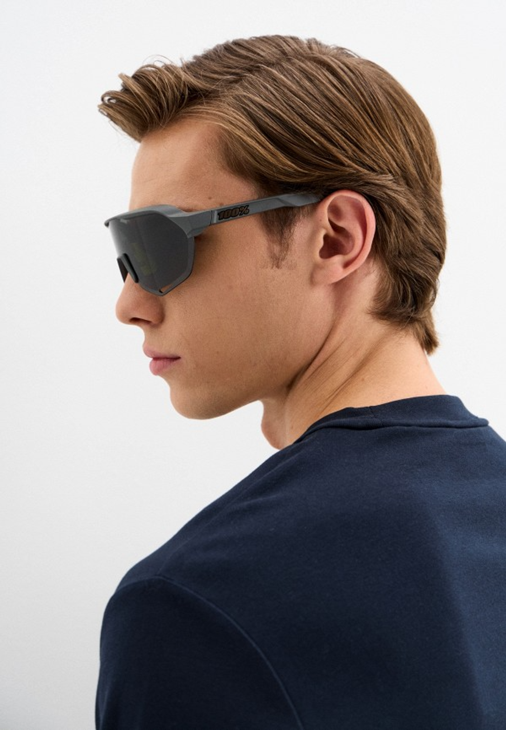 Спортивные очки 100% S2 / Soft Tact Cool Grey / Smoke Lens OS