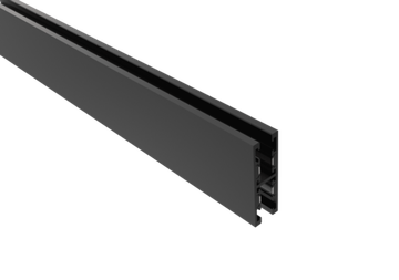 Шинопровод магнитный двусторонний 2 метра CLT 0.126 01 L2000 BL чёрный UX5 48V Crystal Lux