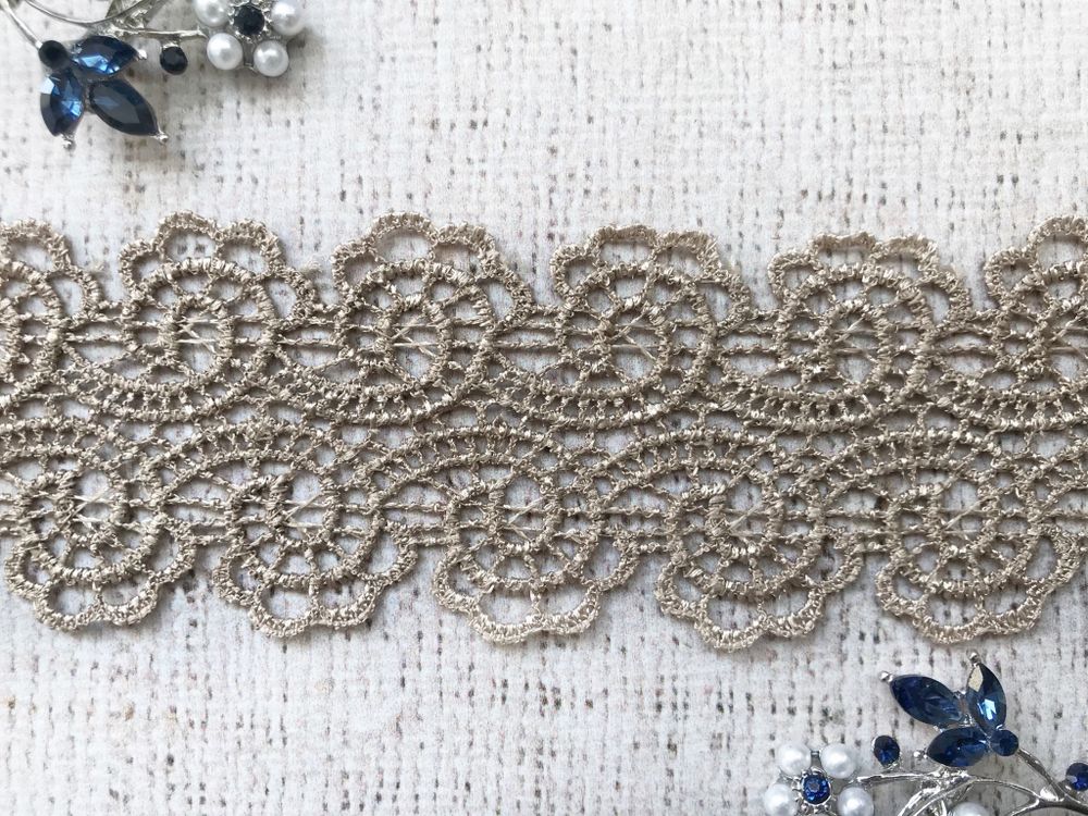 Кружево плетеное, ш. 5 см