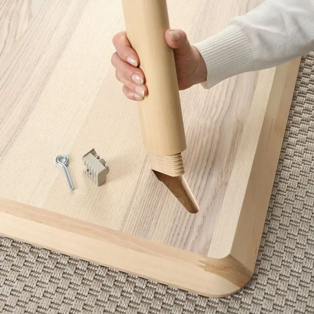 Стол - LISABO / LISABO IKEA/ ЛИСАБО ИКЕА, 88х78х74 см, светло-коричневый