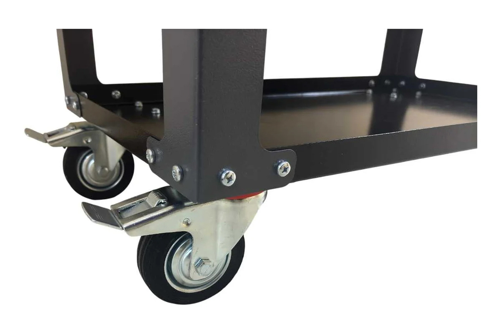 Инструментальная тележка GWT-G3 Great Wolf, 3 полки, колеса с тормозом, серая