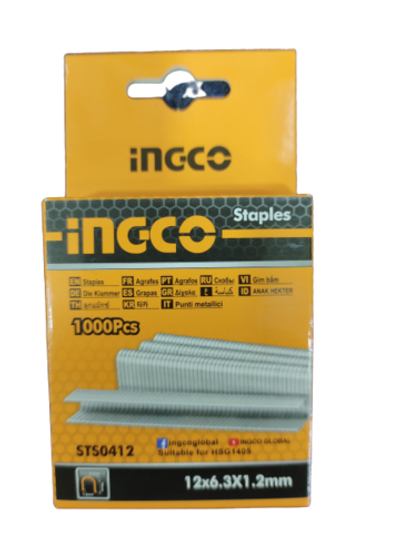 Скобы INGCO 10х11.3х1,2 мм, для степлера HSG1404 STS0210