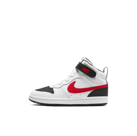 Детские кроссовки Nike Court Borough Mid 2 PSV 'White Black University Red' CD7783-110