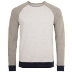 Толстовка унисекс Sandro, светло-серый меланж с темным меланжем