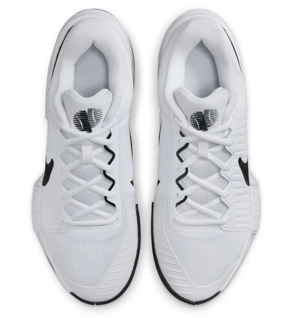 Мужские кроссовки теннисные Nike Zoom GP Challenge Pro - white/black/white
