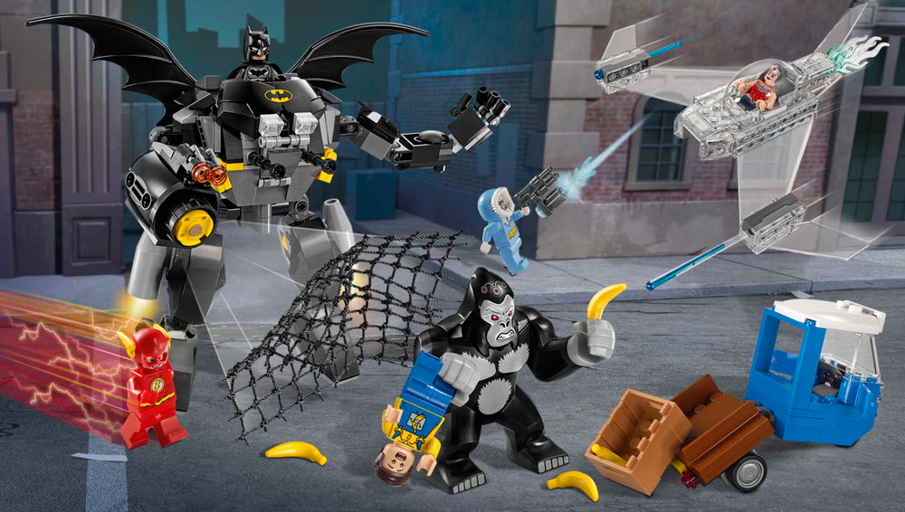 LEGO Super Heroes: Горилла Гродд сходит с ума 76026 — Gorilla Grodd Goes Bananas — Лего Супергерои Марвел