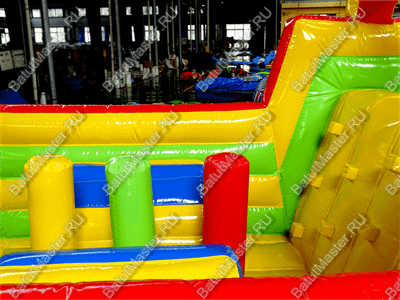 Спортивный надувной игровой батут "Увлекательная полоса мини"