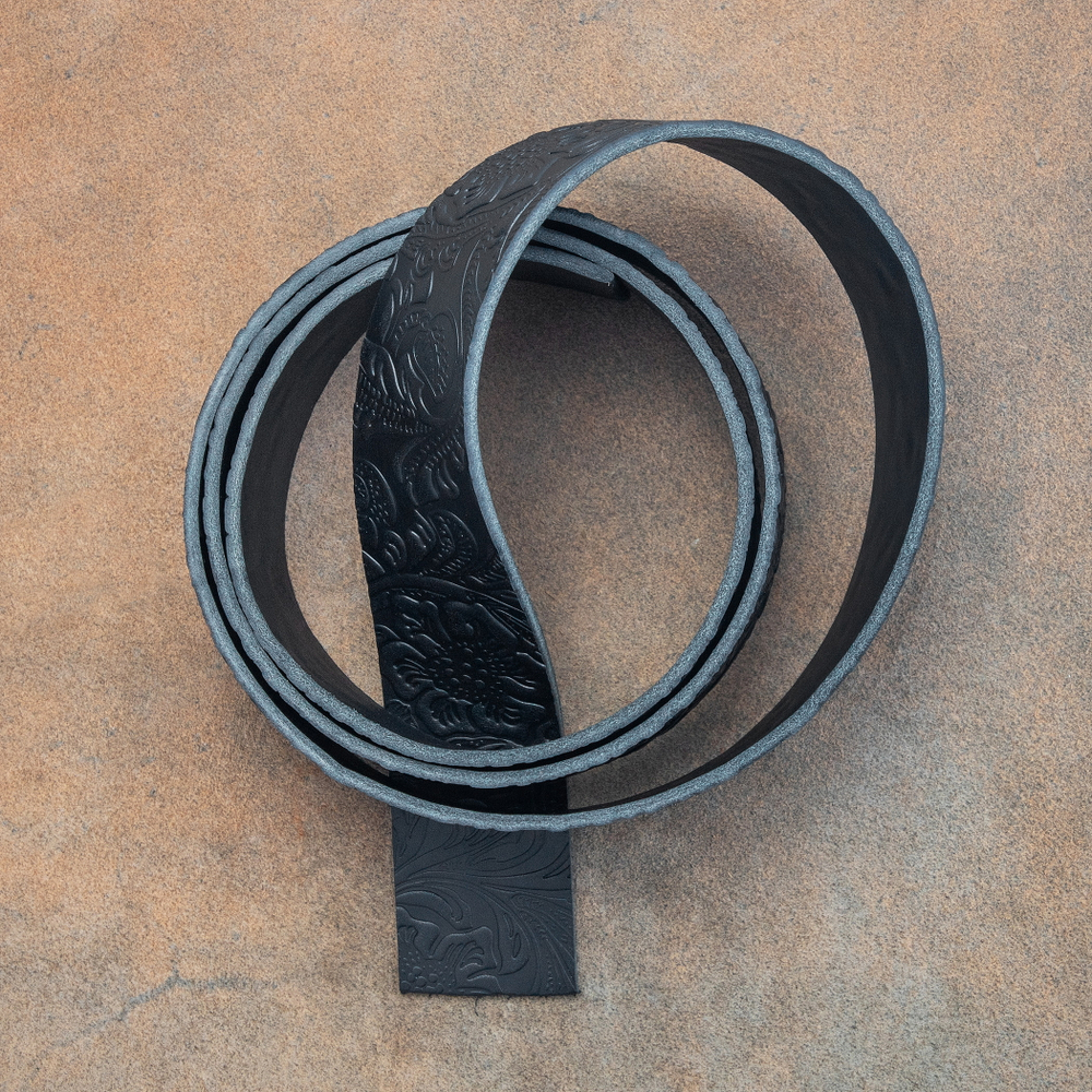 Ременная заготовка Charro Nero (3,3-3,5 мм), цв. Черный