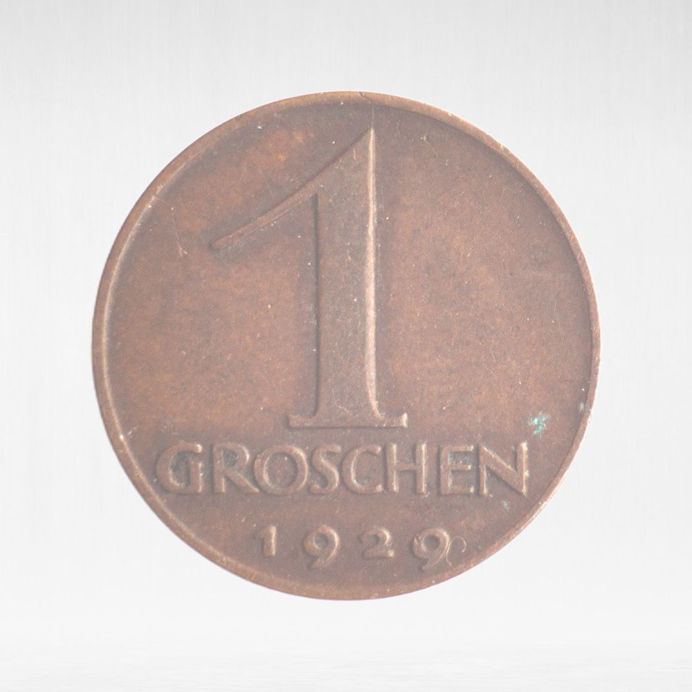 Austria, 1 Groschen, 1929, VF